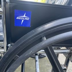 Medline Extra Wide Wheel Chair 