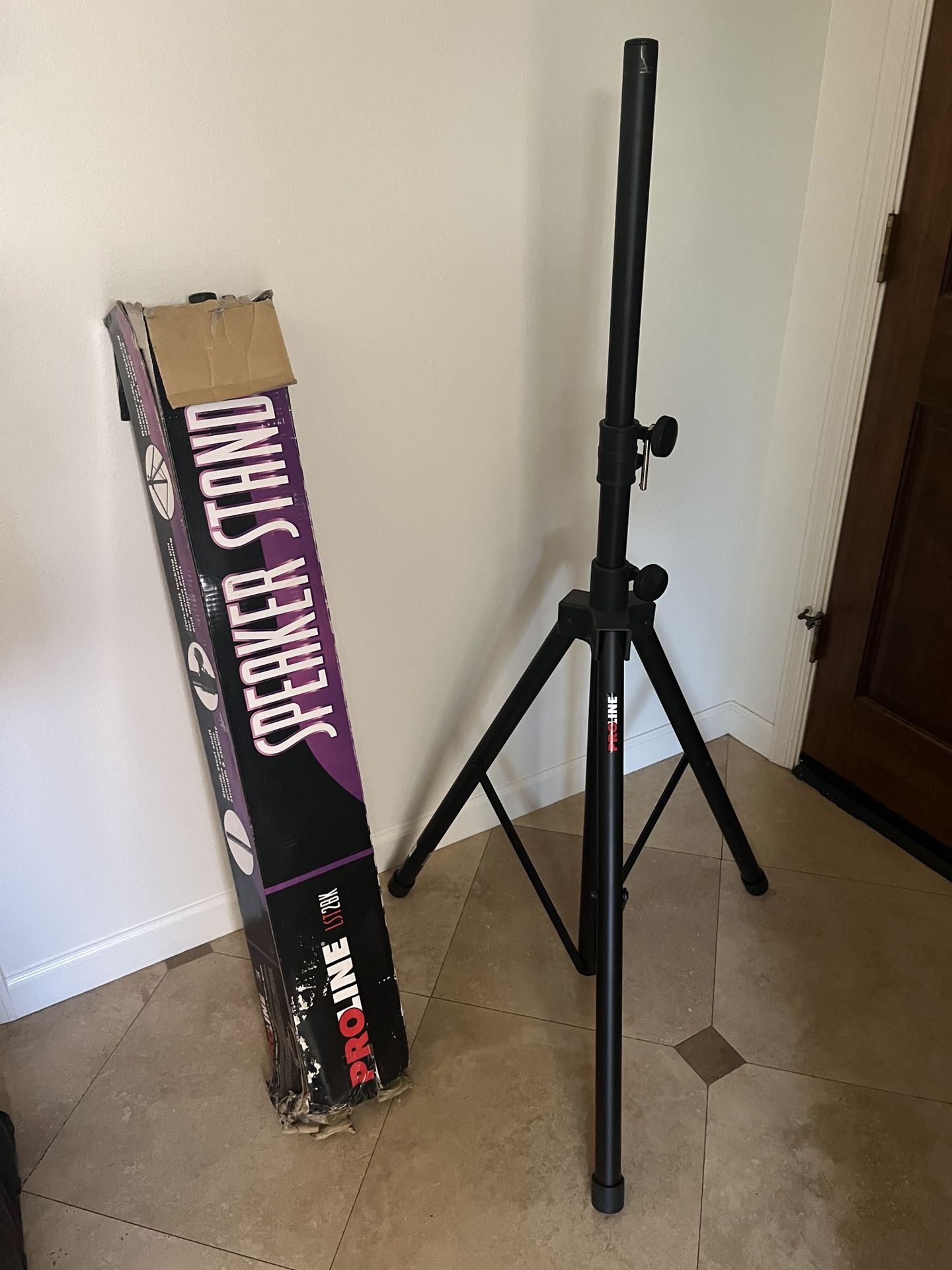 One Pair Of Proline LST2BK Speaker Stands