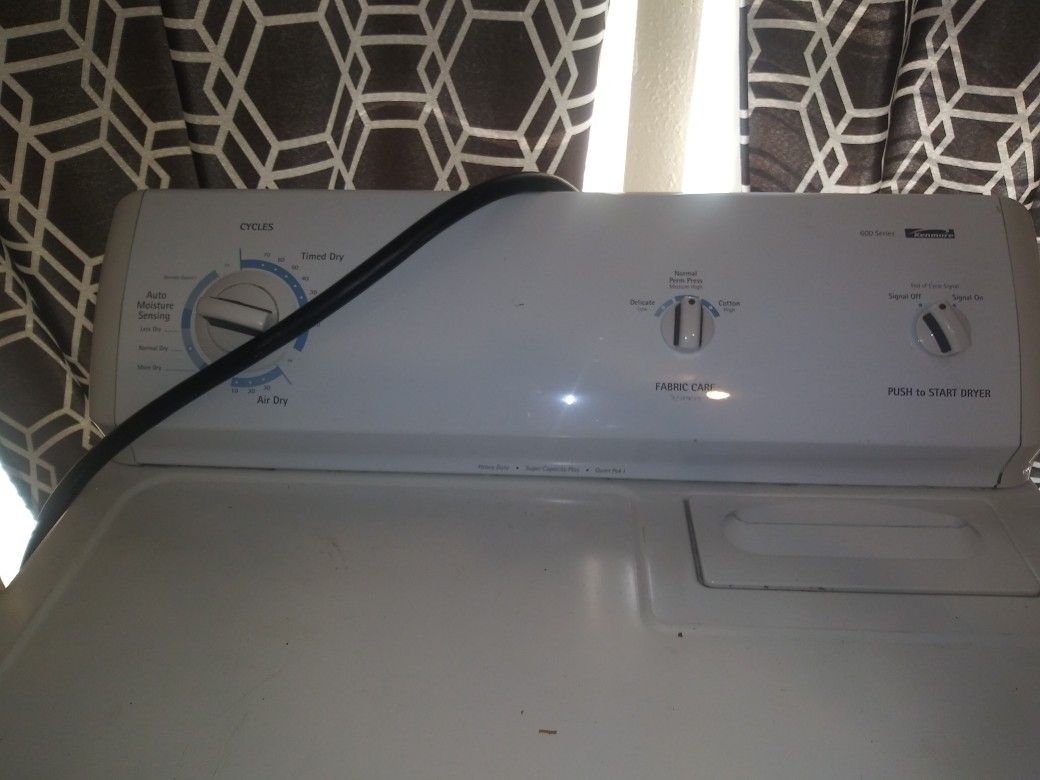 Kenmore 600 Series Dryer Appliances