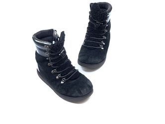 UGG Australia Boy's Metallic Trim Suede Booties 1 