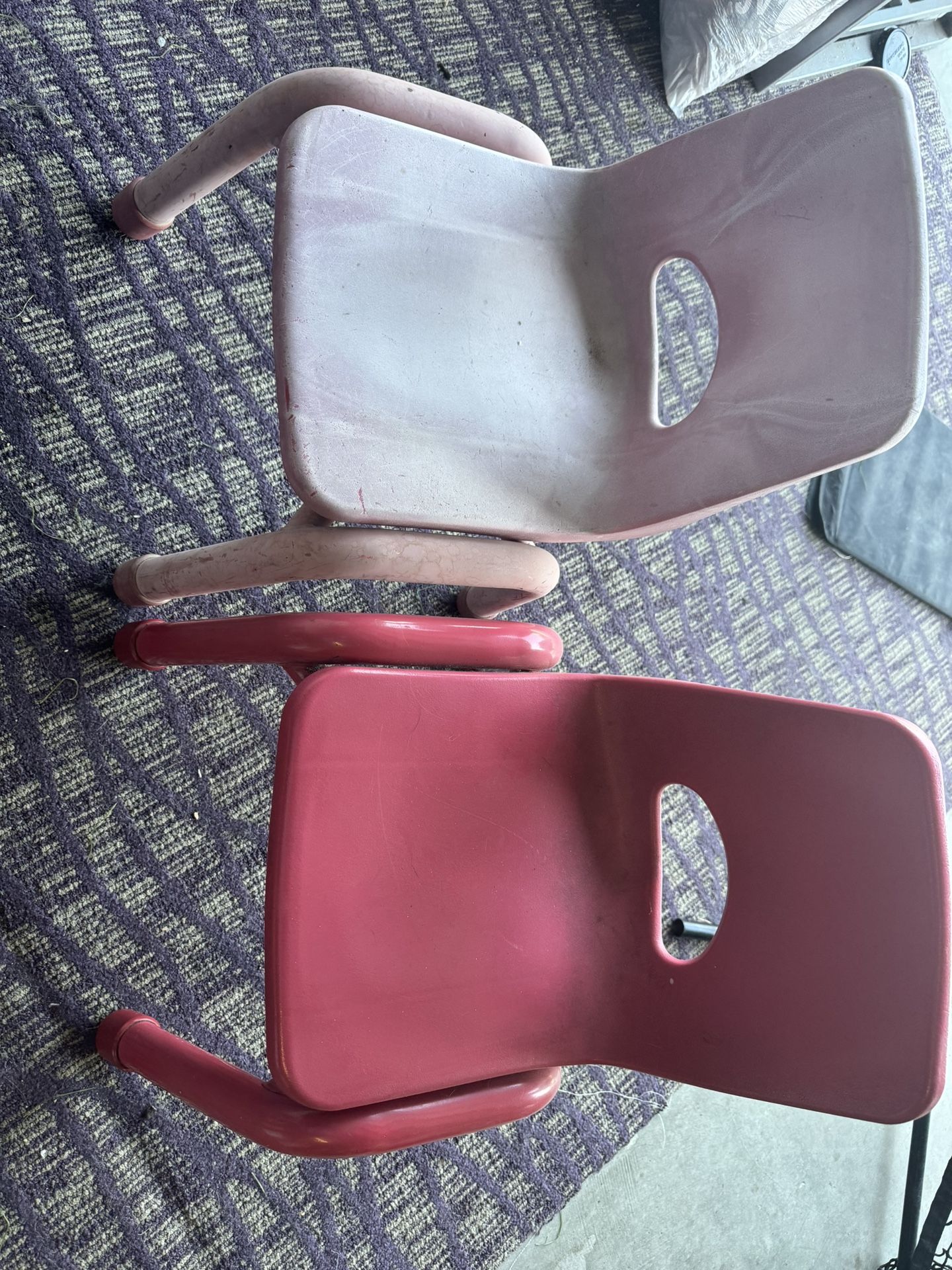 2 Toddler Student Kids Chairs