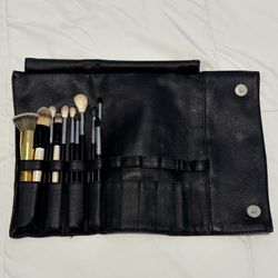 Morphe Eyeshadow Brush with Leather Case