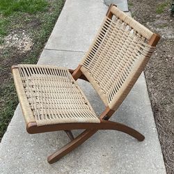 Mid Century Folding Lounge Chair