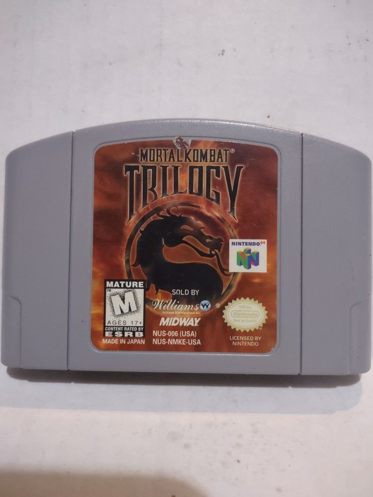 N64 Mortal Kombat Trilogy Cleaned Tested