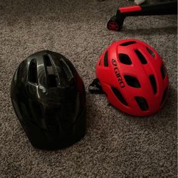 2 Youth Bike Helmets