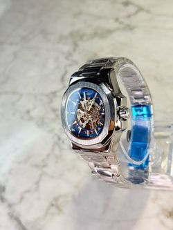 Reloj Ocean Silver Skeleton Edition Watch New