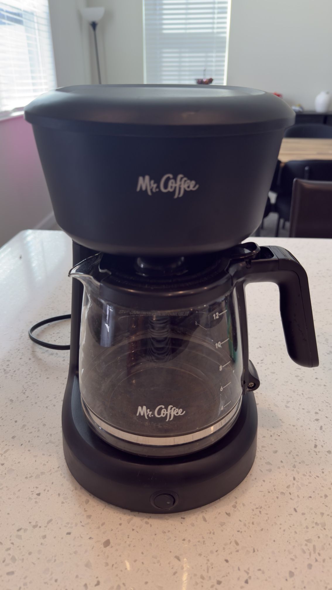 Selling a 12-cup Mr. Coffee coffee maker.