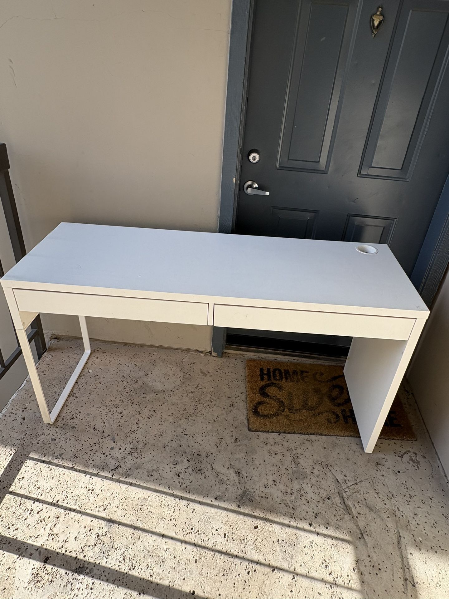 IKEA Desk with Dimensions Listed