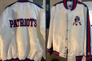 Starter New England Patriots Satin Bomber Jacket