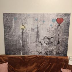 Wall Artwork Abstract 48 X 32 Inches 