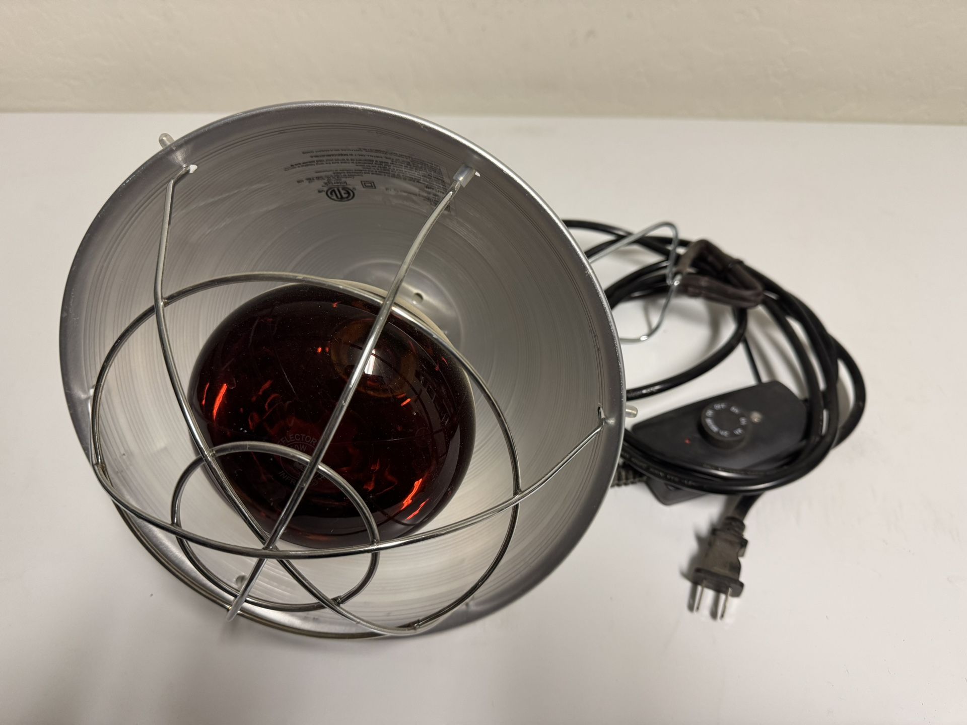 Heat Lamp with Bulb, Timer for Chick Brooder