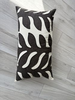 pottery Barn Lumbar pillow cover + feather insert