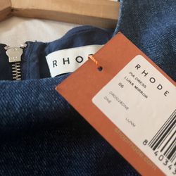 Those Pía Denim Embellished Minidress