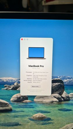 2019 MacBook Pro 16 inch 1tb/32gb/i9 processor