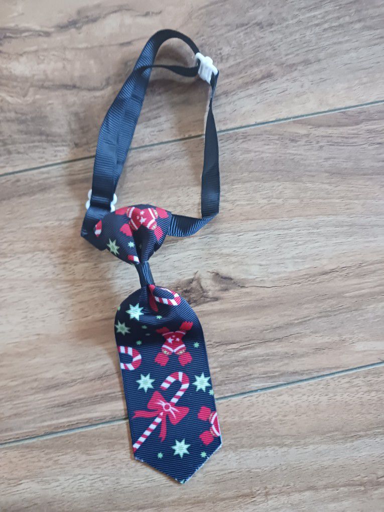 Adjustable Holiday Festive  Pet/Doll Necktie
