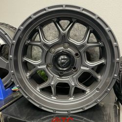 Fuel Tech Wheels Gunmetal 17” For Toyota Lexus And More