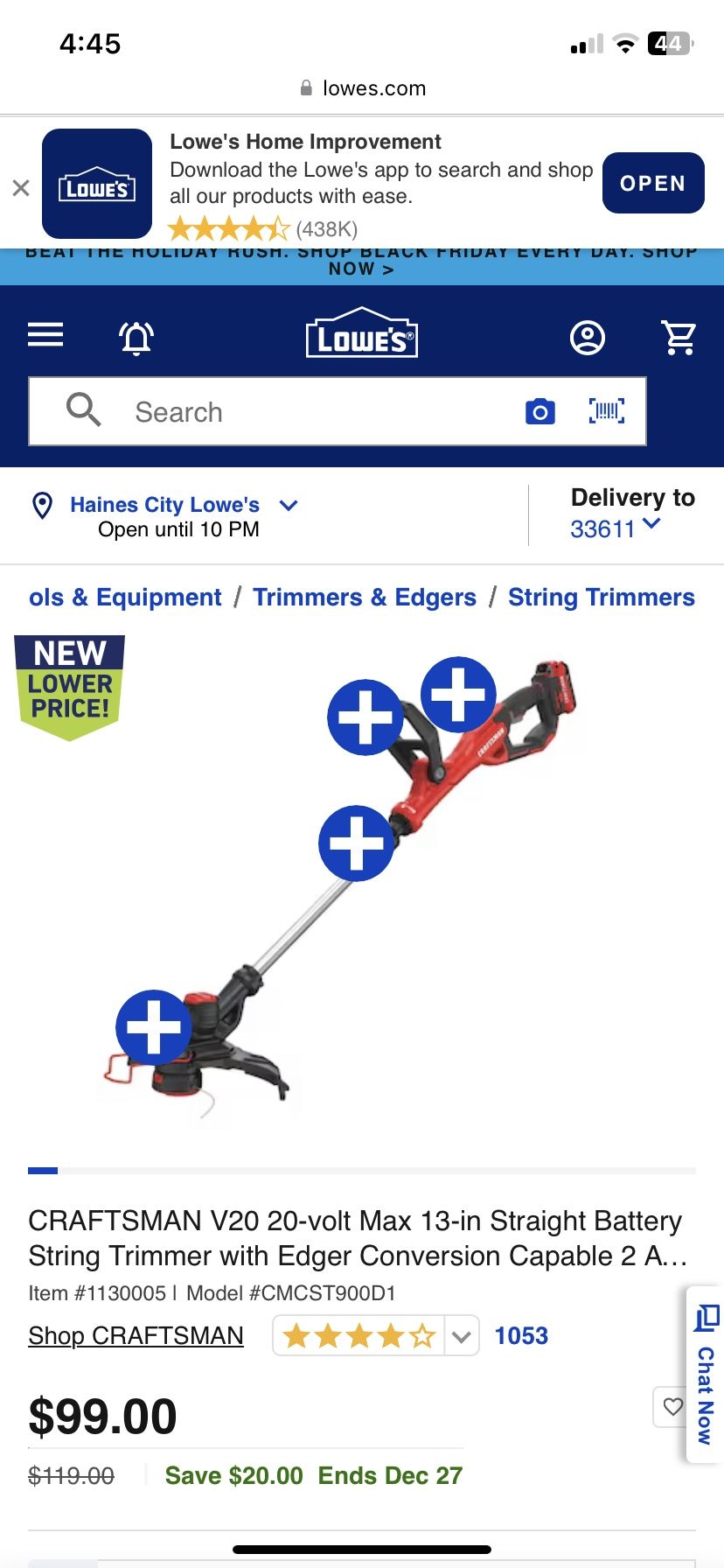 Craftsman Trimmer
