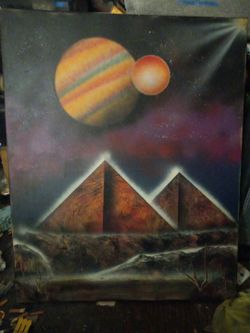 Pink Floyd-esque Type Painting
