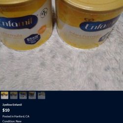 4 Yellow Enfamil