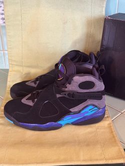 Nike Air Jordan 8 Retro Aqua Black Concord Mens Size 9.5-Brand New