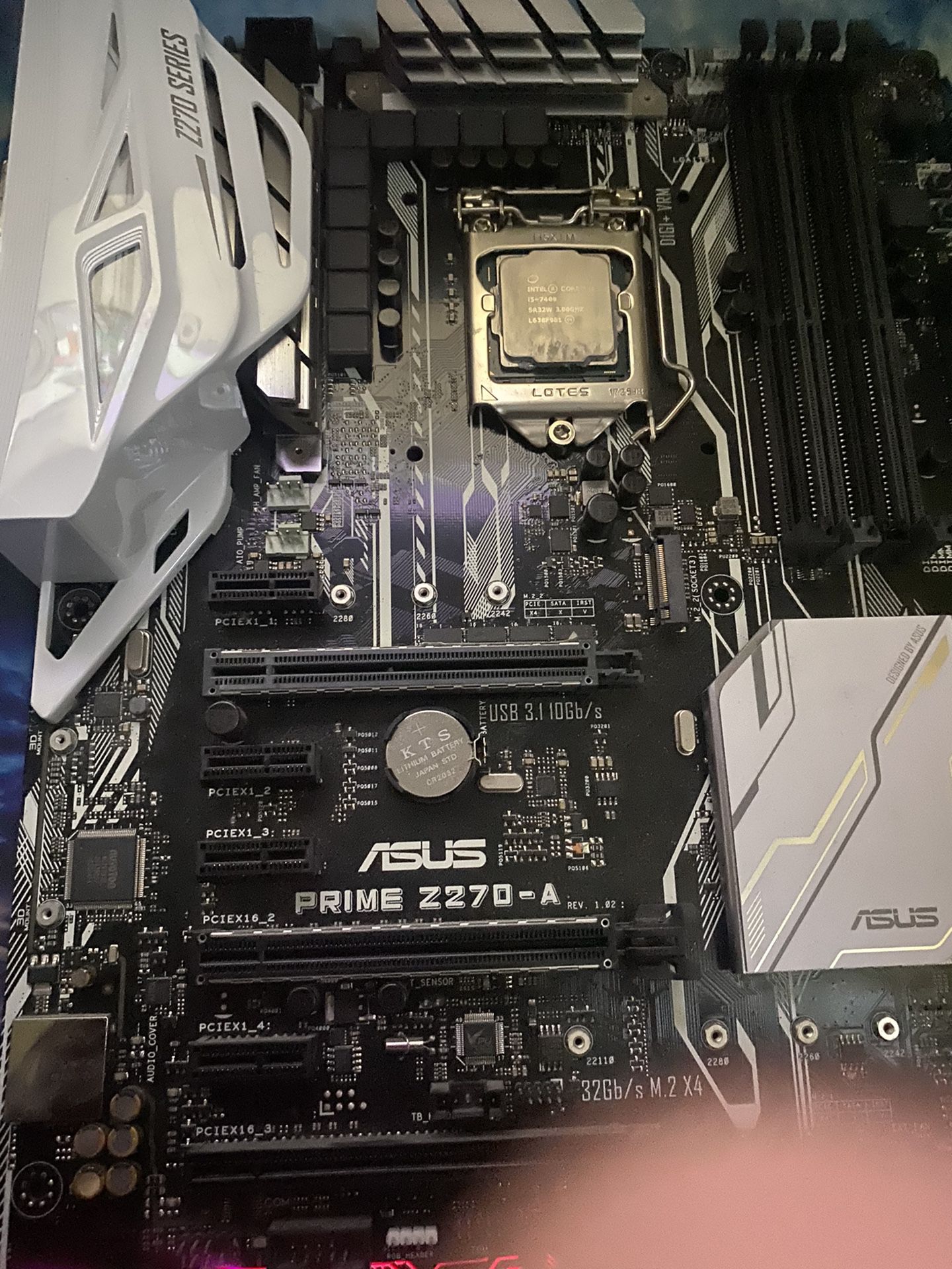 Asus z270 prime a with i5 7400