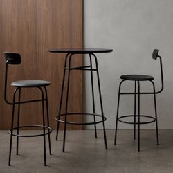 Afteroom by Menu Design For Audo Copenhagen Bar Table and Bar Chairs - Set of 3
