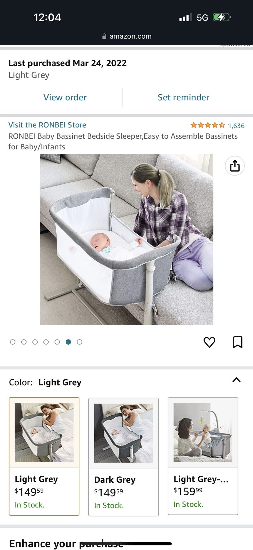 Baby Bassinet Bedside Sleeper