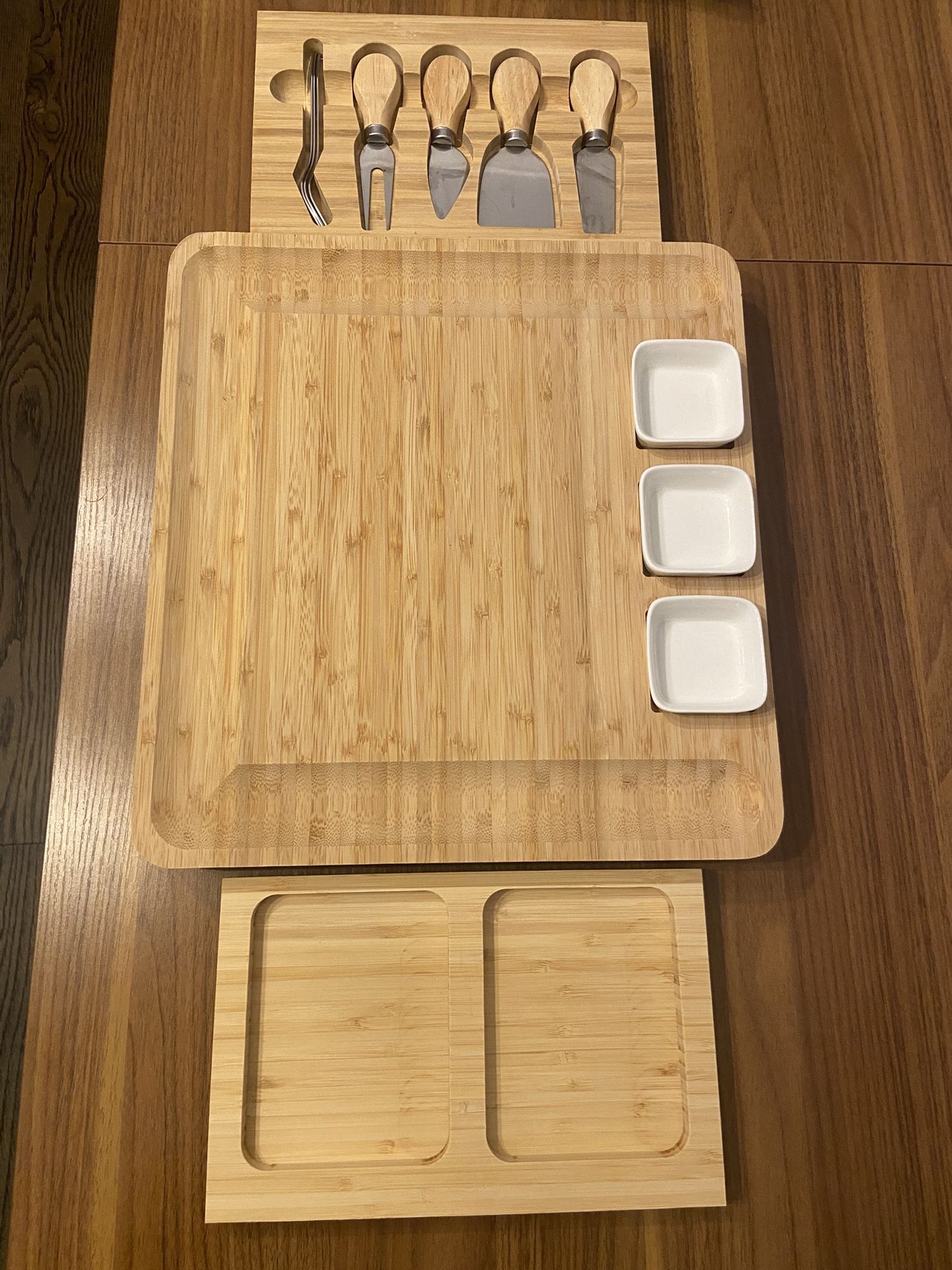 Bamboo Serving Board Set