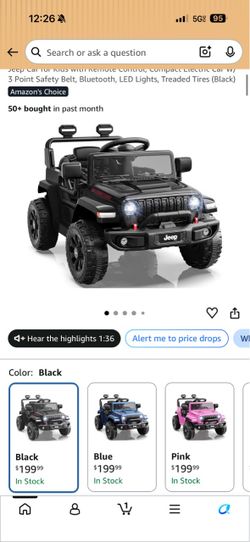 Jeep car for kids