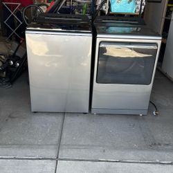 Whirlpool Top Load Washer 7.4 & Dryer5.3  Set – Almost New Brand New Washer And Electric Dryer