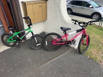 Two Kids BMX bikes