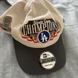 Dodgers Hat - Brand New/ Never Worn -World Series Champions Hat