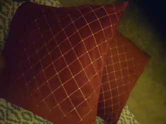Decorated pillows