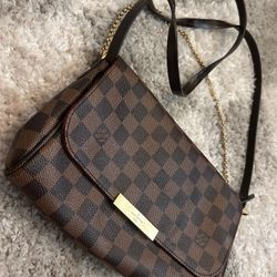 LOUIS VUITTON FAVORITE MM DAMIER EBENE