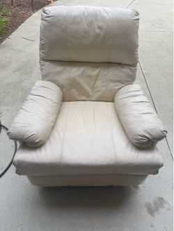 Leather armchair, automatiс, Rocking chair