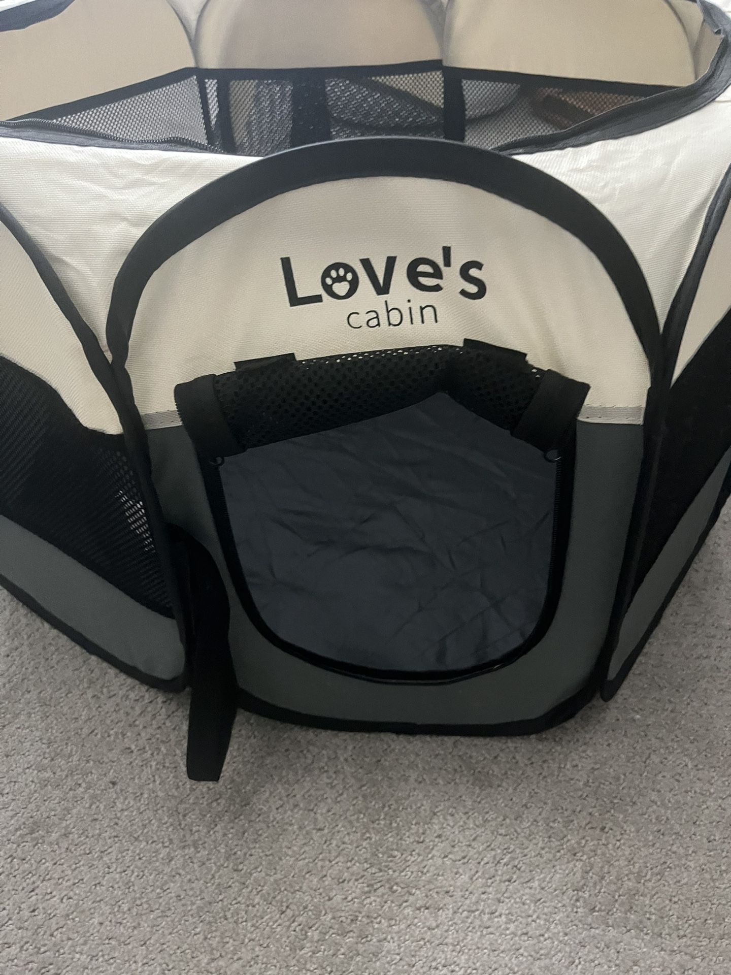 Collapsible Love’s Cabin Dog Soft Kennel