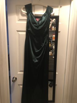 Below The Knee Green Dress