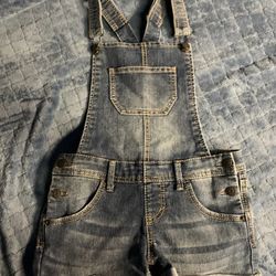 Girls Kids Jean Overalls $15