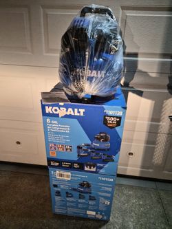 Kobalt 6-Gallon 150-PSI Portable Pancake Air Compressor -BRAND NEW