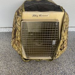 Hunting Dog Camouflage Transport Kennel