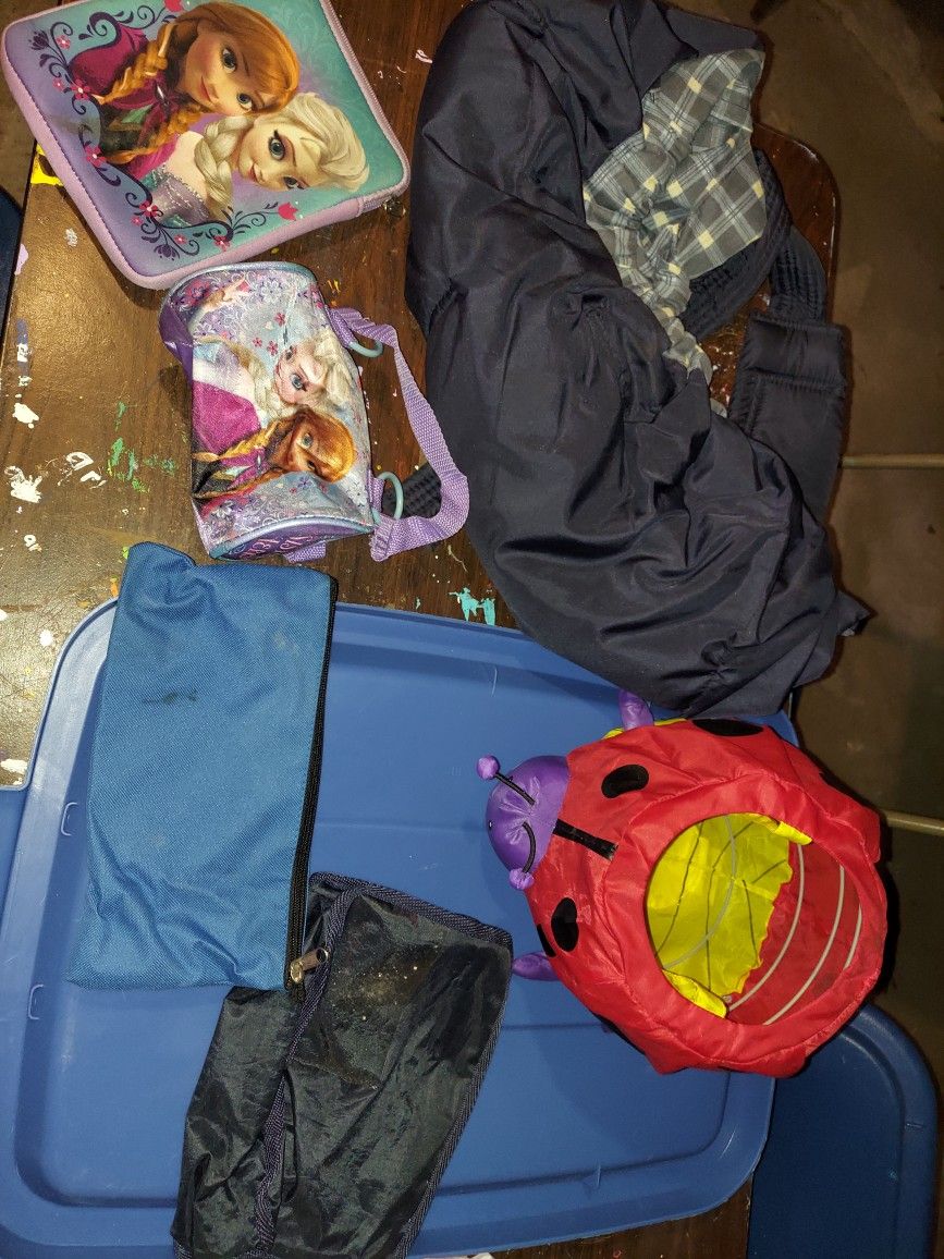 Purses, bags, baby carrier 