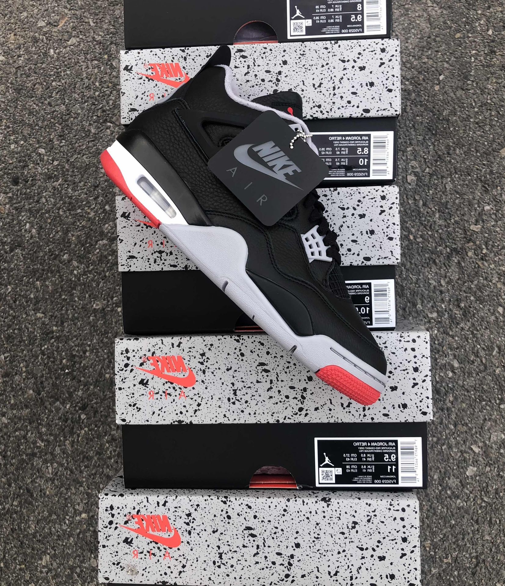 Authentic Jordan 4 Breds Men $300 GS $200 for Sale in Los Angeles, CA ...