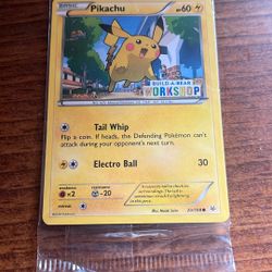 Build A Bear Workshop Pikachu Card 