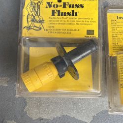 Motorhome, gray and freshwater hook up