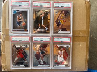 Psa graded basketball cards. Zion rookie and others!