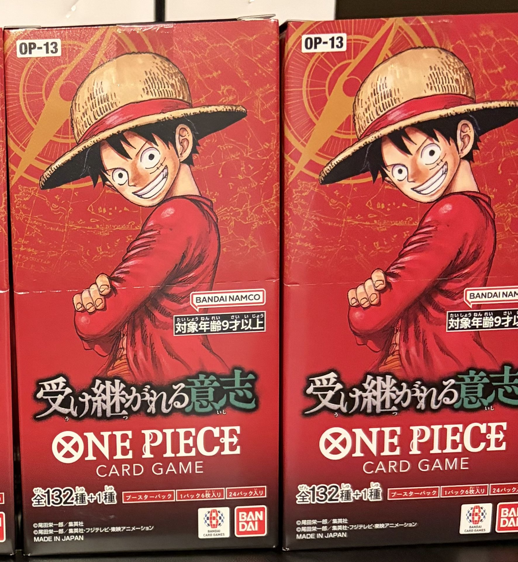 ONE PIECE “Carrying On His Will “ (OP-13) Japanese