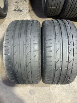 SET OF 2 USED TIRES BRIDGESTONE POTENZA S-04…255/40/17