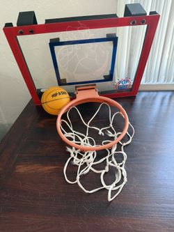 Super Slam Mini over the door Basketball Hoop with announcer and score