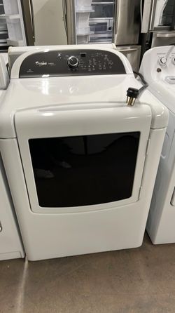 Whirlpool Electric Dryer – Large Capacity, Window Door, White