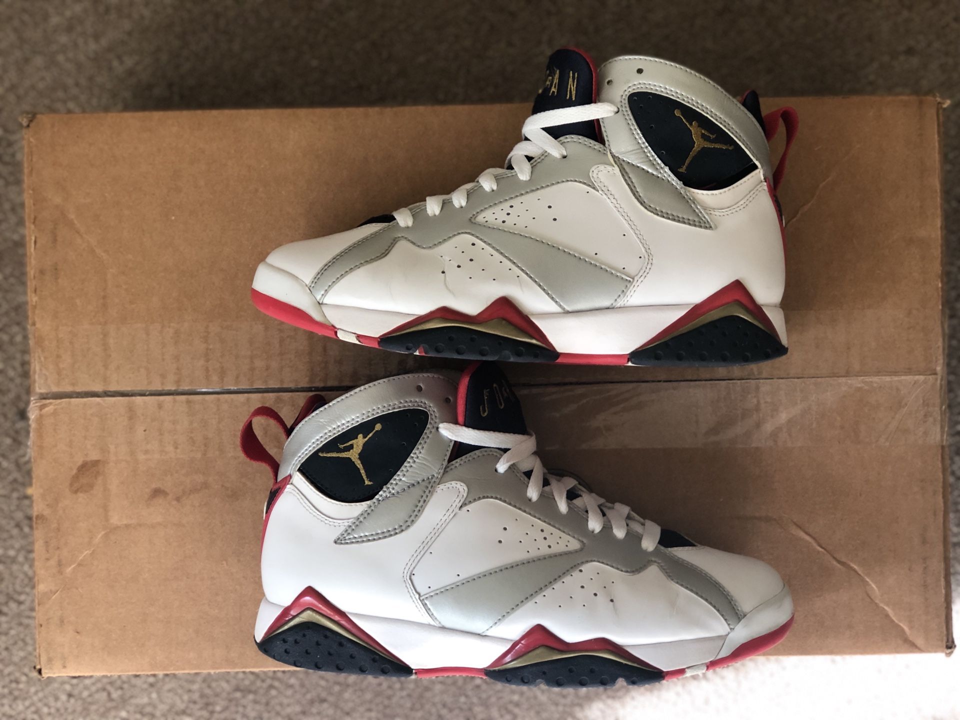 Used Jordan 7s “ Olympics “ 2012 size 8